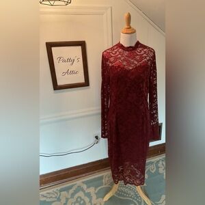 NWT Beautiful Stretchy Lace Dress